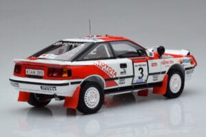 Toyota Celica GT-Four ST165 #3 B. Waldegard / F. Gallagher Winner Safari Rally 1990 Kyosho 1:18 08961A Metal — billede 3 af 12