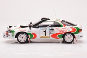 Toyota Celica Turbo 4WD ST185 #1 J. Kankkunen / J. Piironen Safari Rally 1993 IXO 1:18 18RMC150A Metal — billede 3 af 6