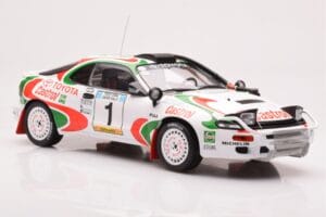 Toyota Celica Turbo 4WD ST185 #1 J. Kankkunen / J. Piironen Safari Rally 1993 IXO 1:18 18RMC150A Metal — billede 4 af 6