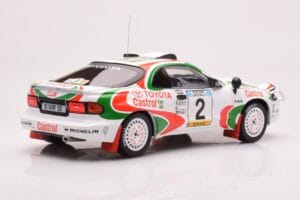 Toyota Celica Turbo 4WD ST185 #2 M. Alén / I. Kivimäki Safari Rally 1993 IXO 1:18 18RMC150B Metal — billede 2 af 6
