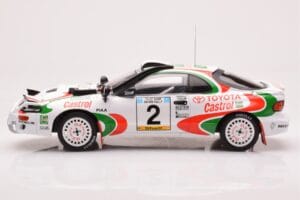 Toyota Celica Turbo 4WD ST185 #2 M. Alén / I. Kivimäki Safari Rally 1993 IXO 1:18 18RMC150B Metal — billede 3 af 6