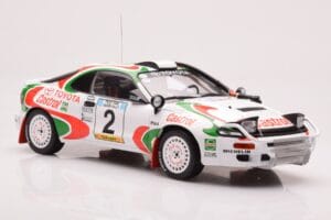Toyota Celica Turbo 4WD ST185 #2 M. Alén / I. Kivimäki Safari Rally 1993 IXO 1:18 18RMC150B Metal — billede 4 af 6