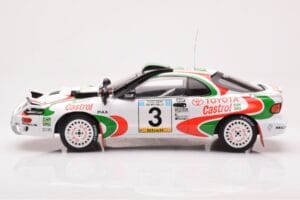 Toyota Celica Turbo 4WD ST185 #3 I. Duncan / R. Virtanen Safari Rally 1994 IXO 1:18 18RMC150C Metal — billede 3 af 6