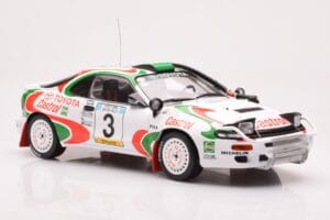 Toyota Celica Turbo 4WD ST185 #3 I. Duncan / R. Virtanen Safari Rally 1994 IXO 1:18 18RMC150C Metal — billede 4 af 6
