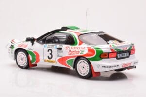Toyota Celica Turbo 4WD ST185 #3 I. Duncan / R. Virtanen Safari Rally 1994 IXO 1:18 18RMC150C Metal — billede 5 af 6