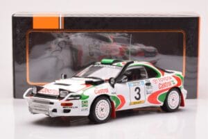 Toyota Celica Turbo 4WD ST185 #3 I. Duncan / R. Virtanen Safari Rally 1994 IXO 1:18 18RMC150C Metal — billede 6 af 6
