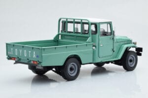 Toyota Land Cruiser 40 4x4 Pickup Grøn Kyosho 1:18 08958FG Metal — billede 4 af 8