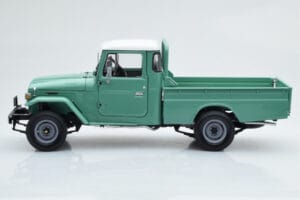 Toyota Land Cruiser 40 4x4 Pickup Grøn Kyosho 1:18 08958FG Metal — billede 5 af 8