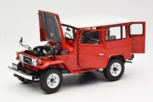 Toyota Land Cruiser FJ40 Van Rød Kyosho 1:18 08971R Metal — billede 2 af 8