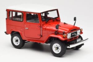 Toyota Land Cruiser FJ40 Van Rød Kyosho 1:18 08971R Metal — billede 6 af 8