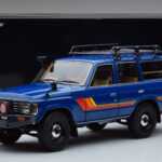 Toyota Land Cruiser 60 Blå Med Ekstraudstyr Kyosho 1:18 - image 11 of 11