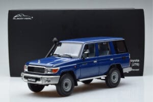 Toyota Land Cruiser J76 Blå Almost Real 1:18 870101 Metal — billede 7 af 7