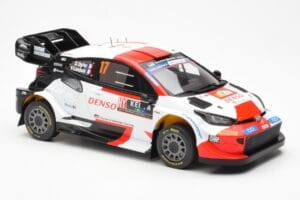 Toyota GR Yaris Rally1 #17 S. Ogier / V. Landais Safari Rally Kenya 2023 IXO 1:18 18RMC173A Metal — billede 4 af 6