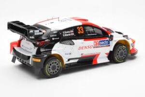 Toyota GR Yaris Rally1 #33 E. Evans / S. Martin Rally Finland 2023 IXO 1:18 18RMC174A Metal — billede 2 af 6