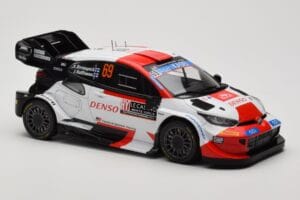 Toyota GR Yaris Rally1 #69 K. Rovanpera / J. Halttunen Rally Monte Carlo World Champion 2023 IXO 1:18 18RMC152B Metal — billede 4 af 6