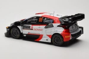 Toyota GR Yaris Rally1 #69 K. Rovanpera / J. Halttunen Rally Monte Carlo World Champion 2023 IXO 1:18 18RMC152B Metal — billede 5 af 6
