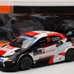 Toyota GR Yaris Rally1 #69 K. Rovanpera / J. Halttunen Rally Monte Carlo World Champion 2023 IXO 1:18 18RMC152B - image 6 of 6