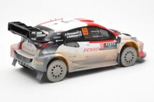 Toyota GR Yaris Rally1 #69 K. Rovanpera / J. Halttunen Safari Rally Kenya 2023 Dirty Version IXO 1:18 18RMC173B Metal — billede 2 af 6