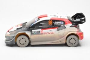 Toyota GR Yaris Rally1 #69 K. Rovanpera / J. Halttunen Safari Rally Kenya 2023 Dirty Version IXO 1:18 18RMC173B Metal — billede 3 af 6