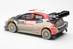 Toyota GR Yaris Rally1 #69 K. Rovanpera / J. Halttunen Safari Rally Kenya 2023 Dirty Version IXO 1:18 18RMC173B Metal — billede 5 af 6