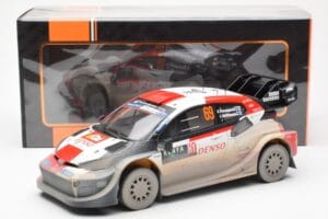 Toyota GR Yaris Rally1 #69 K. Rovanpera / J. Halttunen Safari Rally Kenya 2023 Dirty Version IXO 1:18 18RMC173B Metal — billede 6 af 6