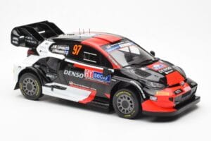 Toyota GR Yaris Rally1 #97 J-M. Latvala / J. Hanninen Rally Finland 2023 IXO 1:18 18RMC174B Metal — billede 4 af 6