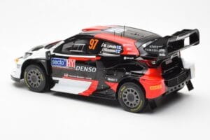 Toyota GR Yaris Rally1 #97 J-M. Latvala / J. Hanninen Rally Finland 2023 IXO 1:18 18RMC174B Metal — billede 5 af 6