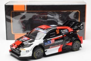 Toyota GR Yaris Rally1 #97 J-M. Latvala / J. Hanninen Rally Finland 2023 IXO 1:18 18RMC174B Metal — billede 6 af 6