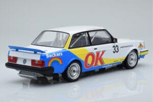 Volvo 240 Turbo Beckers #33 Andersson / Petersson / Linder ETCC Zolder 1985 IXO 1:18 18RMC105B Metal — billede 2 af 6