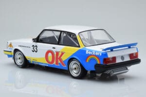 Volvo 240 Turbo Beckers #33 Andersson / Petersson / Linder ETCC Zolder 1985 IXO 1:18 18RMC105B Metal — billede 5 af 6