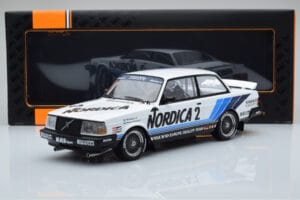 Volvo 240 Turbo Nordica #2 U. Granberg / T. Lindstrom ETCC Brno 1986 IXO 1:18 18RMC088 Metal — billede 6 af 6