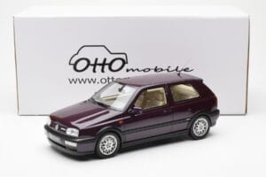 Volkswagen Golf Mk3 VR6 Syncro Mørk Violet Perle Otto 1:18 OT1052 Resin — billede 6 af 6