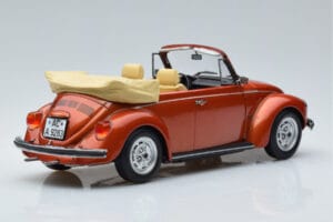 Volkswagen Beetle 1303 Cabriolet Orange Norev 1:18 188526 Metal — billede 2 af 6