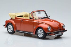 Volkswagen Beetle 1303 Cabriolet Orange Norev 1:18 188526 Metal — billede 4 af 6