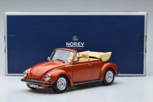 Volkswagen Beetle 1303 Cabriolet Orange Norev 1:18 188526 Metal — billede 6 af 6