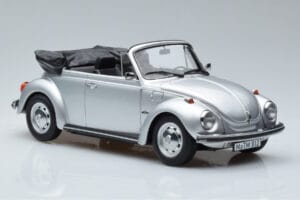 Volkswagen Beetle 1303 Cabriolet Sølv Norev 1:18 188530 Metal — billede 4 af 6
