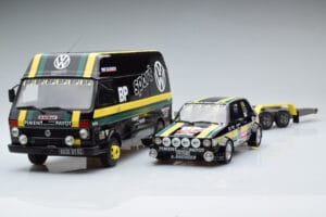 Volkswagen LT35 + Golf 1 GTI Group 2 Black Otto 1:18 OT353 Resin — billede 3 af 6