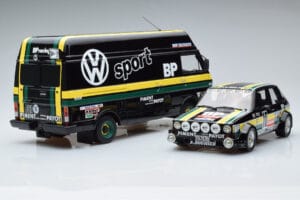 Volkswagen LT35 + Golf 1 GTI Group 2 Black Otto 1:18 OT353 Resin — billede 4 af 6