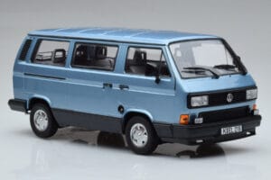 Volkswagen T3 Multivan Blå Norev 1:18 188544 Metal — billede 4 af 6