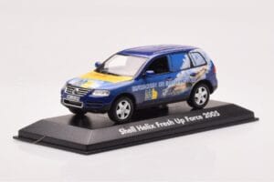 Volkswagen Touareg 7L Shell Helix Fresh Up Force Minichamps 1:43 VOLKSWAGEN-264066 Metal — billede 2 af 4