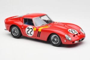Ferrari 250 GTO #22 24 Hours of Le Mans 1962 Kyosho 1:18 08432B Metal — billede 6 af 8