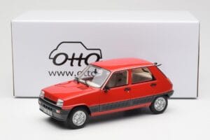 Renault 5 GTL Rød Otto 1:18 OT1147 Resin — billede 6 af 6