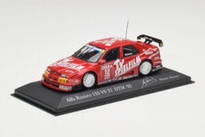Alfa Romeo 155 V6 #12 M. Alboreto DTM 1995 Minichamps 1:43 430950312 Metal — billede 2 af 4