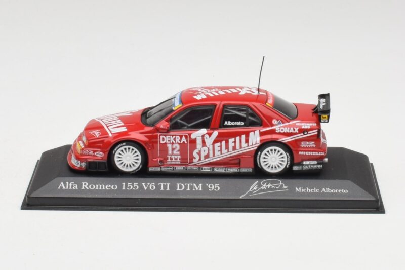 Alfa Romeo 155 V6 #12 M. Alboreto DTM 1995 Minichamps 1:43 430950312 Metal