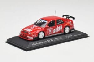 Alfa Romeo 155 V6 TI #18 Euroteam Modena DTM 1995 Minichamps 1:43 430950318 Metal — billede 2 af 4