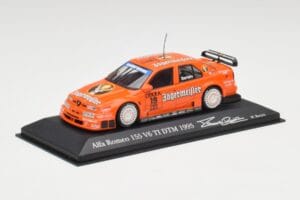 Alfa Romeo 155 V6 TI #19 Jagermeister M. Bartels DTM 1995 Minichamps 1:43 430950219 Metal — billede 2 af 4