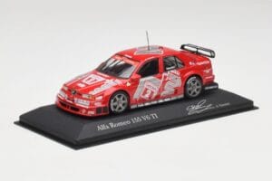 Alfa Romeo 155 V6 TI #2 Team Alfa Corse A. Nannini DTM 1994 Minichamps 1:43 430940202 Metal — billede 2 af 4