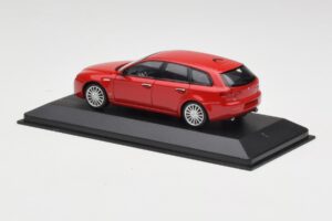 Alfa Romeo 159 Sportwagon Alfa Rød Minichamps 1:43 400120511 Metal — billede 3 af 4
