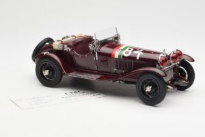 Alfa Romeo 1750 GS Spider #84 T. Nuvolari / B. Guidotti Mille Miglia Winner 1930 CMC 1:18 M-141 Metal — billede 4 af 6