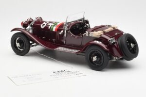 Alfa Romeo 1750 GS Spider #84 T. Nuvolari / B. Guidotti Mille Miglia Winner 1930 CMC 1:18 M-141 Metal — billede 5 af 6